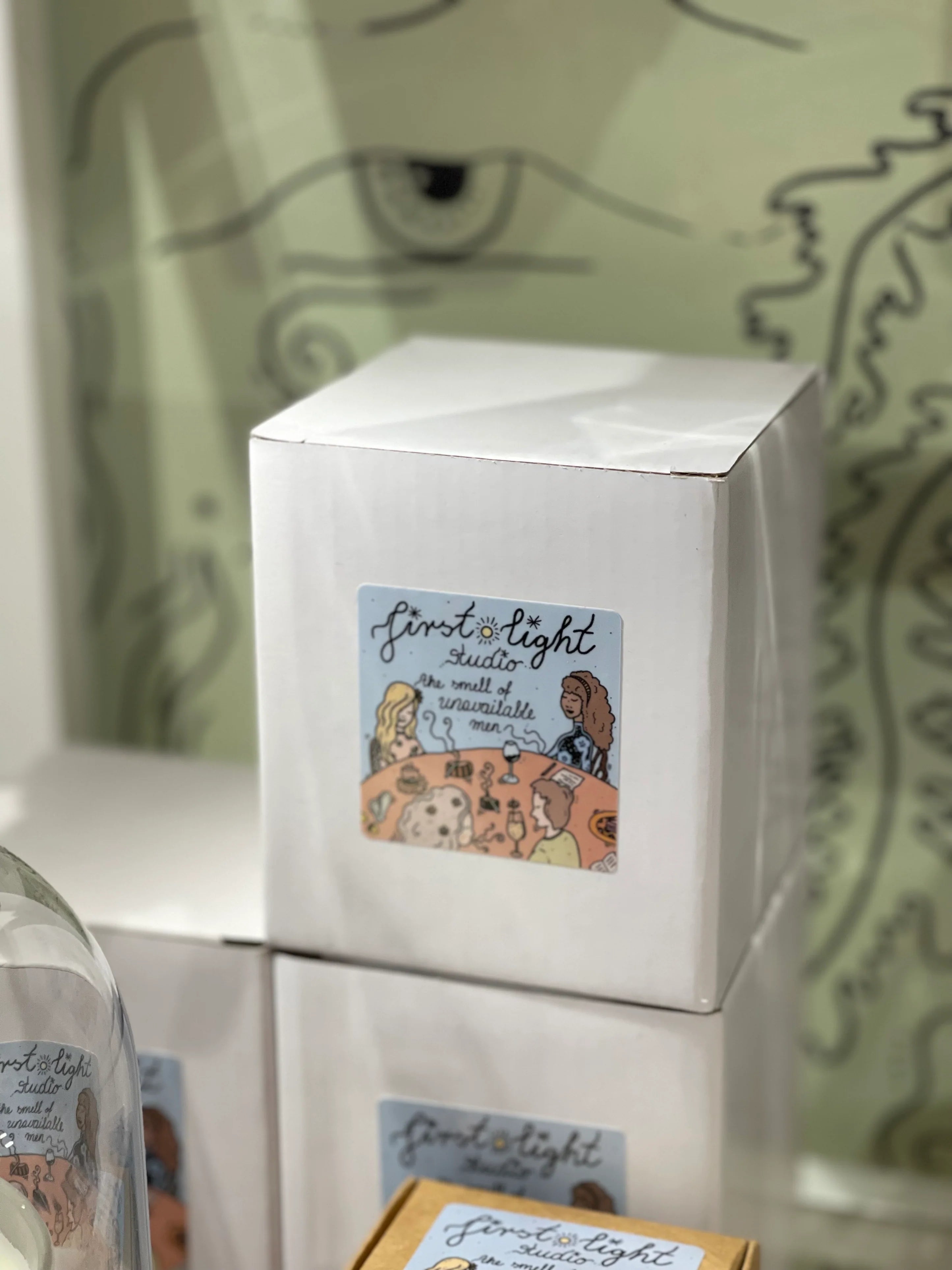 The smell of unavailable men" håndlagde duftlys