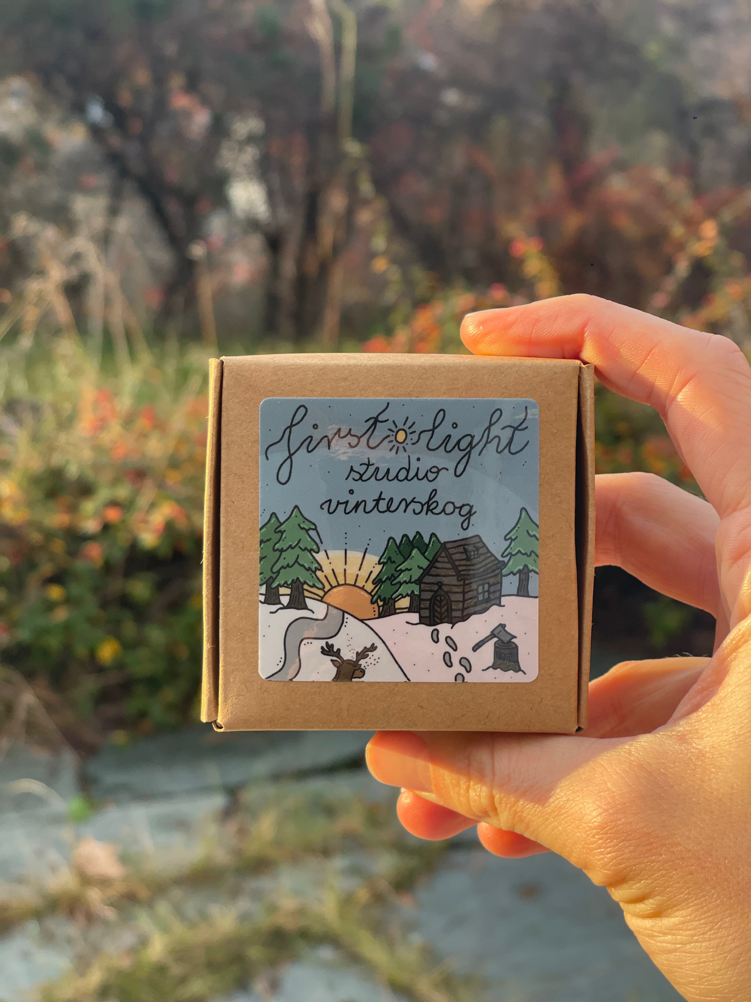 Vinterskog håndlagde duftlys