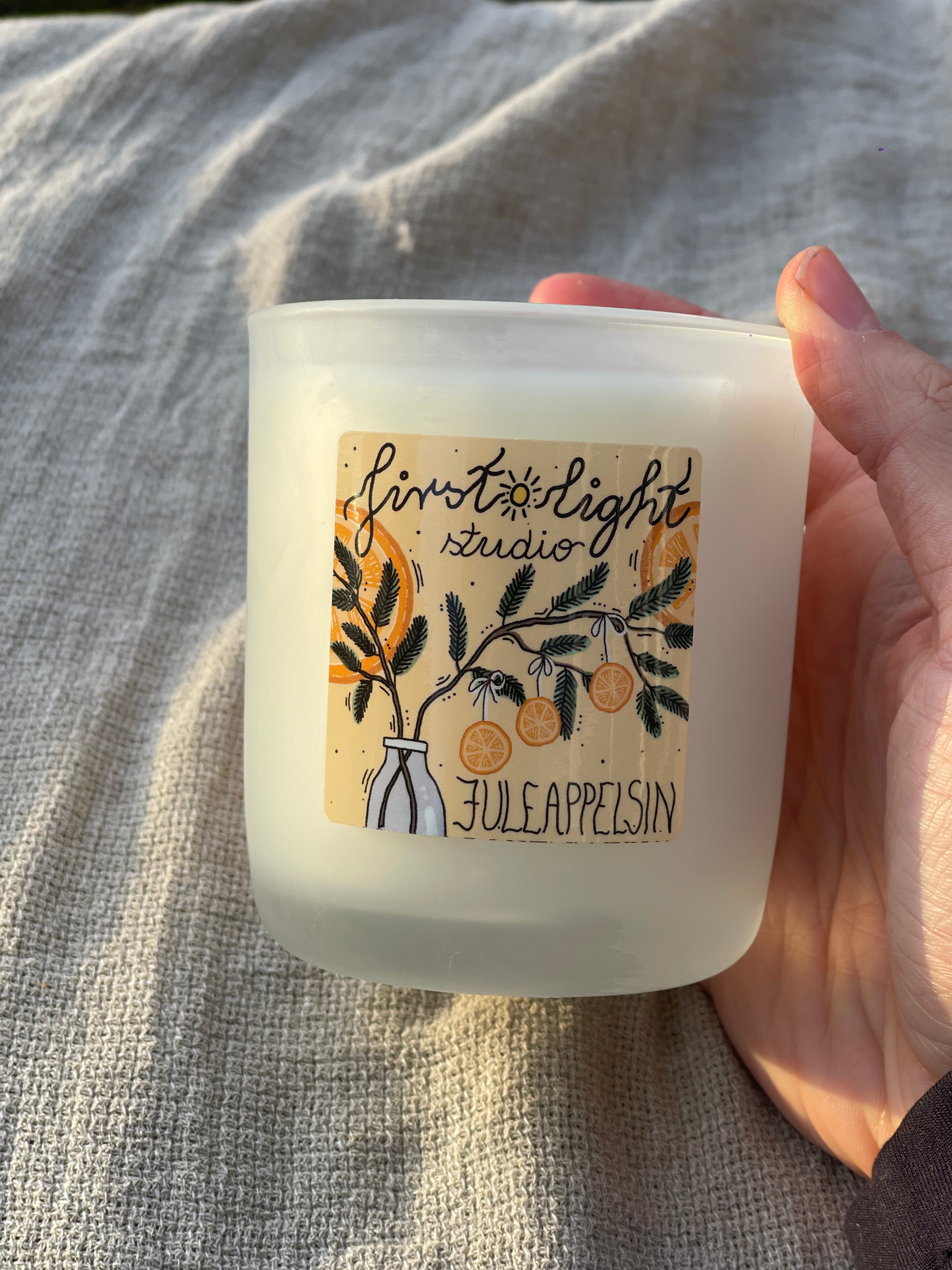 Juleappelsin håndlagde duftlys