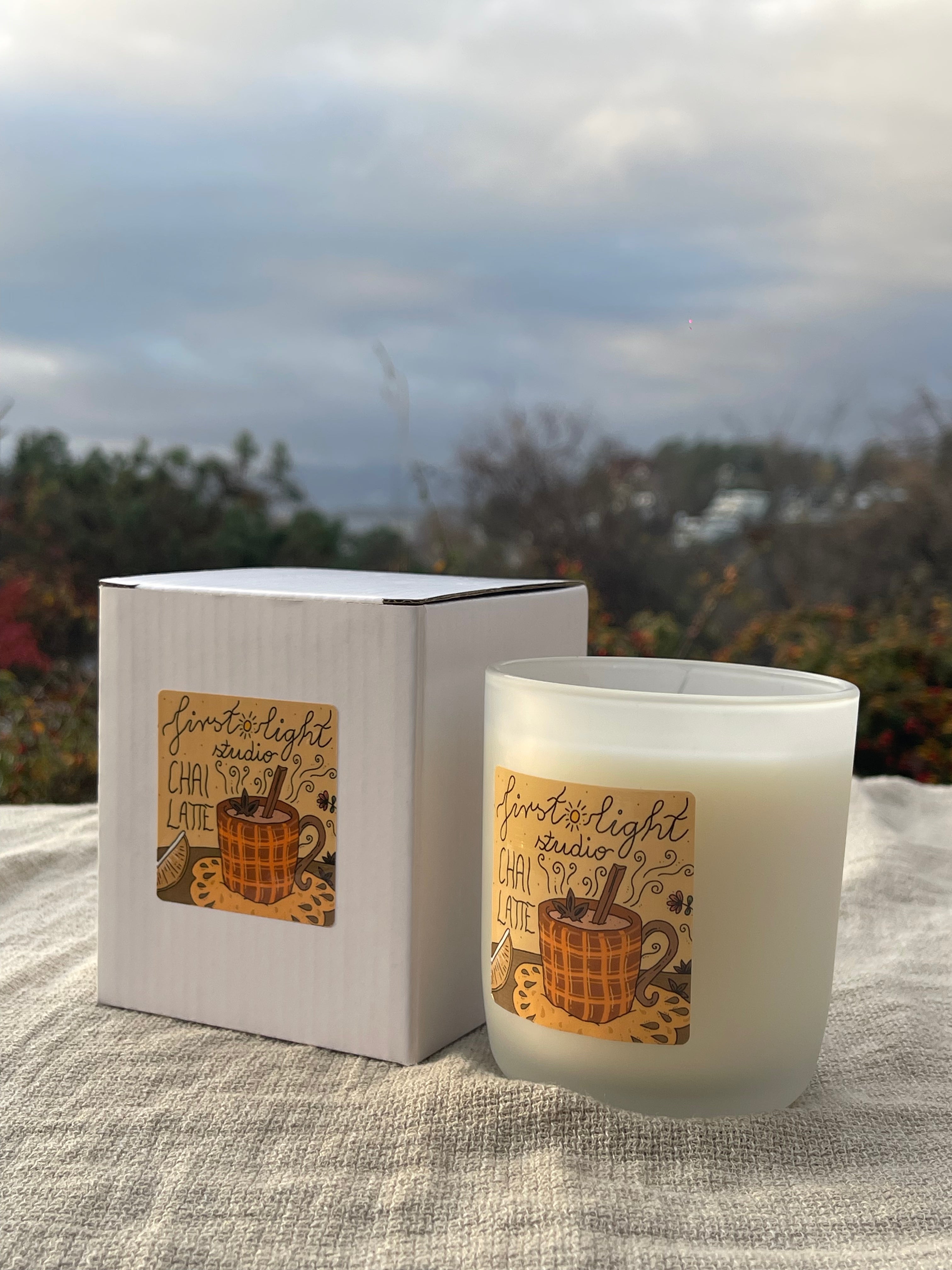 Chai latte håndlagde duftlys