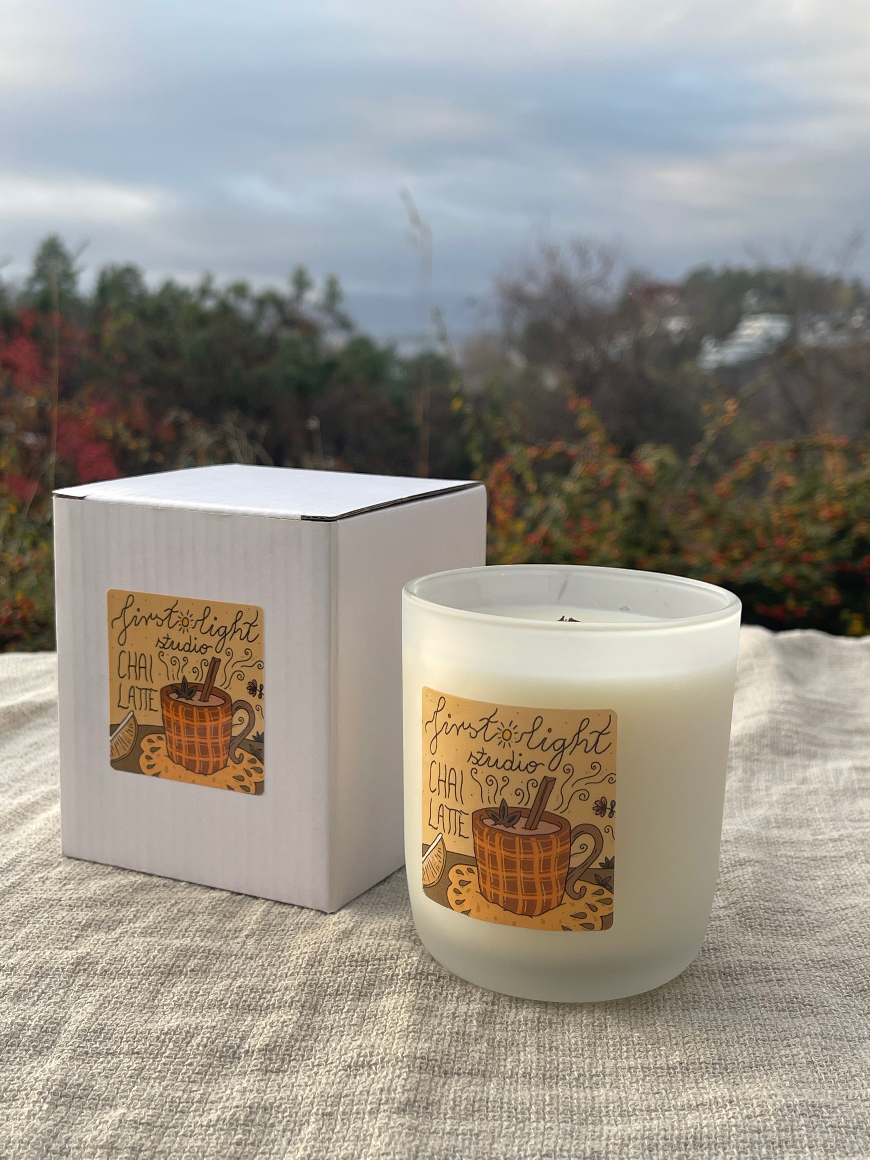 Chai latte håndlagde duftlys