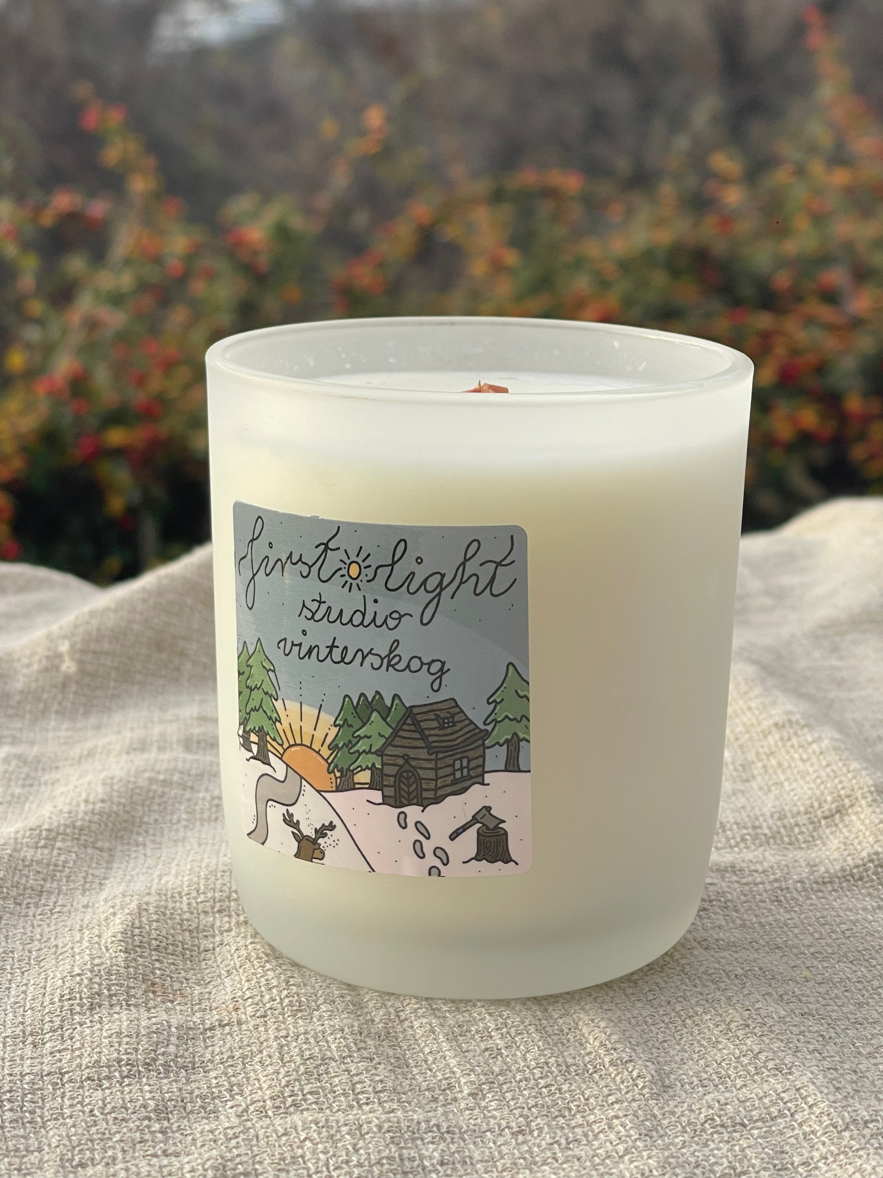 Vinterskog håndlagde duftlys