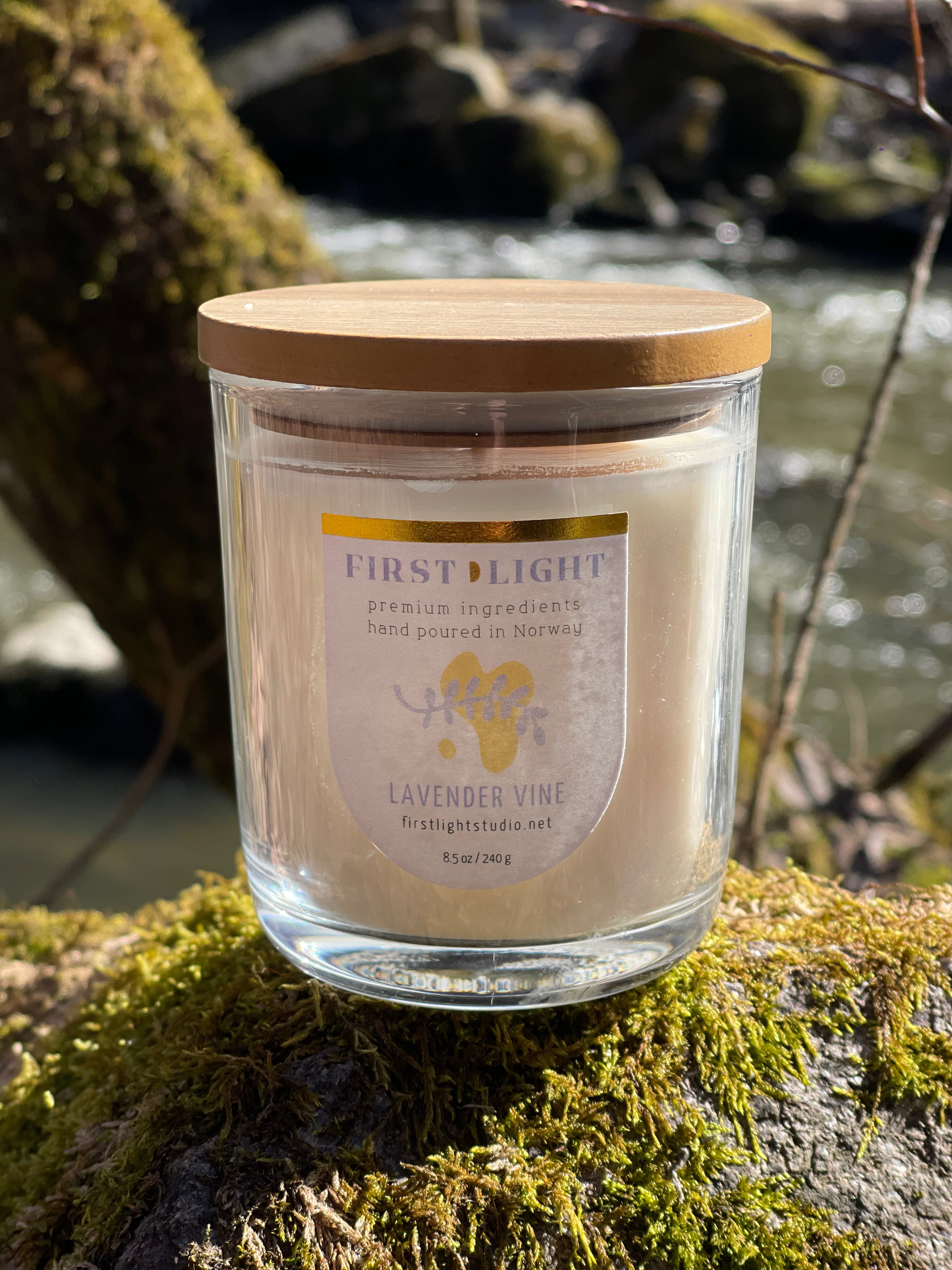 LAVENDER WINE håndlagde duftlys