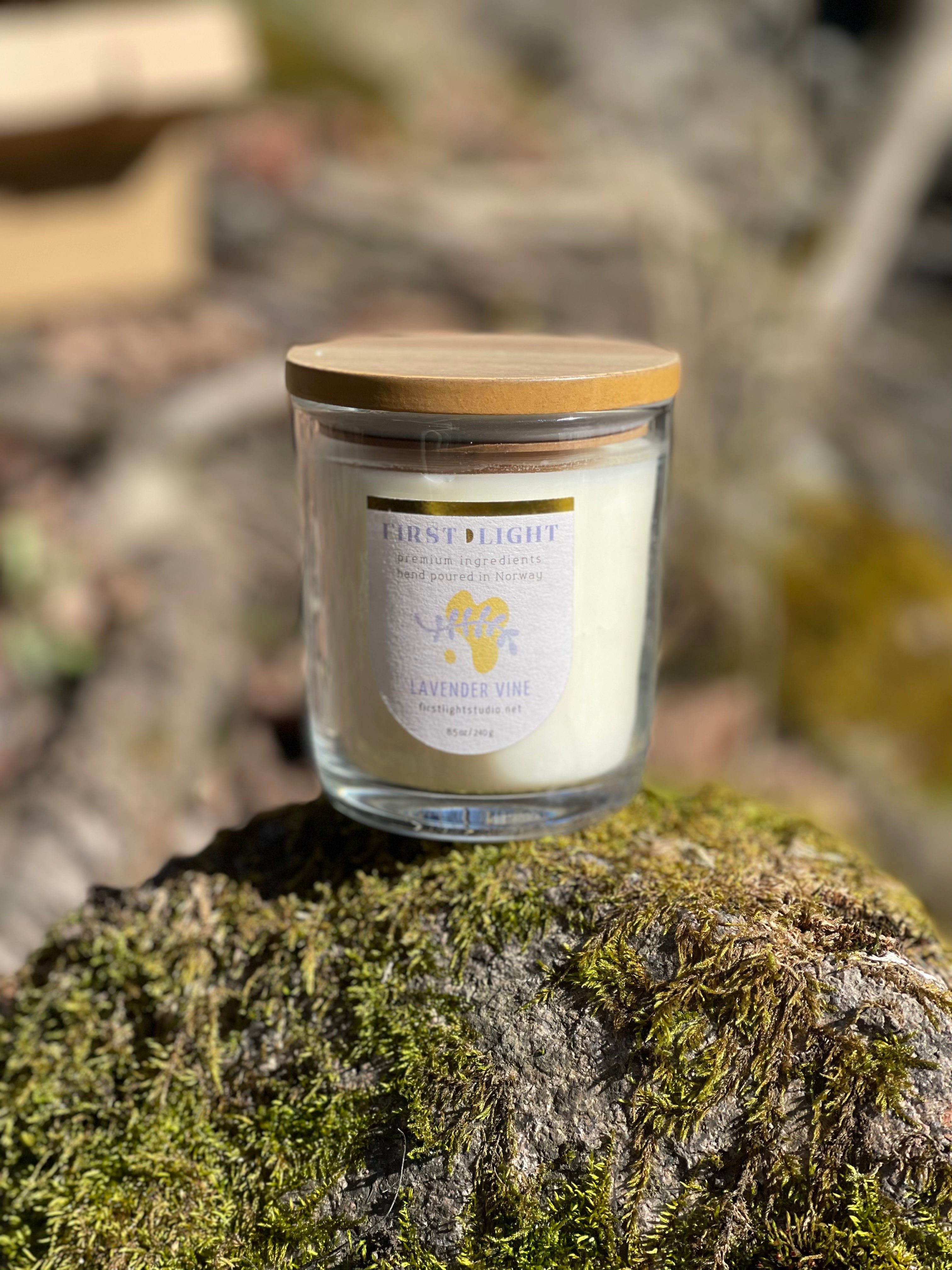 LAVENDER WINE håndlagde duftlys